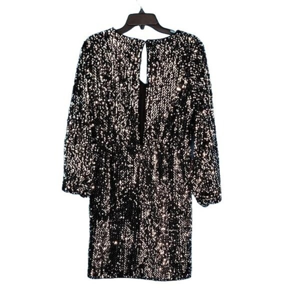 ICHI-Anthropologie Sequins Mini Dress Size M - Picture 6 of 10